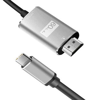 ZEUSLAP 1,8 m USB C do HDMI 4K Kabel adapter HDMI Tip C Strele 3 za MacBook pro 2018 pro Samsung galaxy S9 Huawei P30
