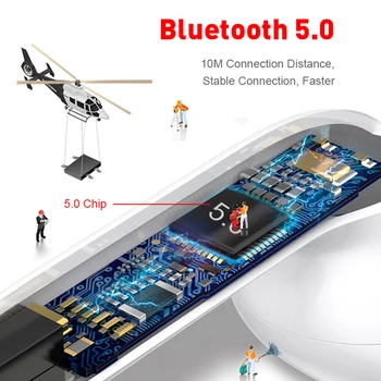 Aoogoor Q2 Najnovejši BlackPods TWS Airbuds 4 V Uho Bluetooth Slušalke Brezžične Čepkov Slušalke Stereo Slušalke