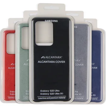 Samsung Uradni Alcantara Antilop Usnja Opremljena Zaščitnik Primeru Pokrovček Za SAMSUNG Galaxy S20 S20+ S20 Plus Ultra S20