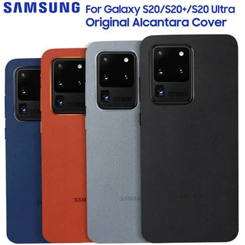 Samsung Uradni Alcantara Antilop Usnja Opremljena Zaščitnik Primeru Pokrovček Za SAMSUNG Galaxy S20 S20+ S20 Plus Ultra S20