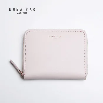EMMA YAO usnjena denarnica ženska moda kovanec torbice imetnikov blagovne znamke ženske oblikovalec