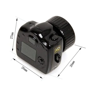 Drobne Mini Kamera HD Video Audio Snemalnik Webcam Y2000 Majhne Kamere DV DVR Varnosti Skrivnost Varuška Avto Šport Mikro Cam