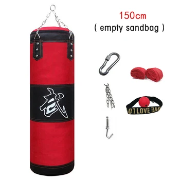 Usposabljanje Fitnes MMA Boksarske Boksarska Vreča Z Obešalnik Prazno Šport Kick Sandbag Muay Tajski Boksar Telovadnici Težka Musculation Sandbag