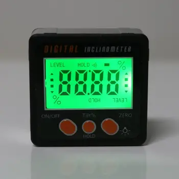 Digitalni Inclinometer Elektronski Merilnikom. Aluminij Zlitine Lupini Kpl. Polje Kota Gauge Merilnik za Merjenje orodje