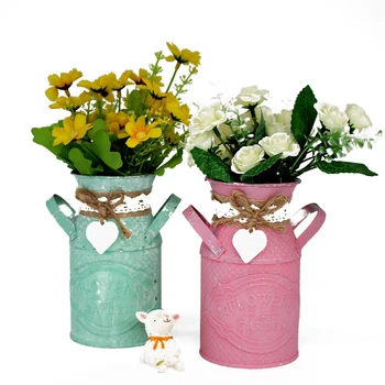 Kovinski Cvet Vazo Letnik Jug Vaza Ustvarjalne Cvetlični lonček za Dom Dnevna Soba Dekoracijo