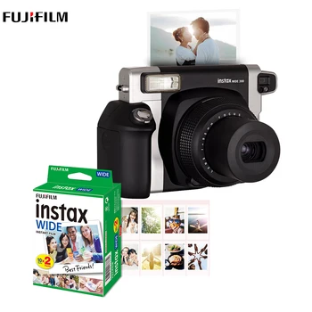 Fujifilm Instax WIDE300 Filmsko Kamero Instant Film, Širok Format Slike z Baterijo Zapestje Trak + 20 Listov filmov Božično Darilo