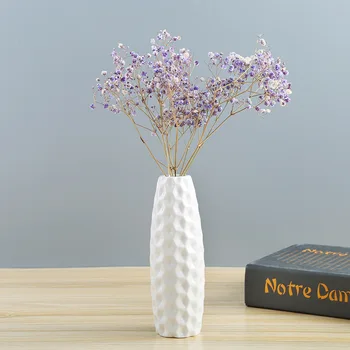 Nove Keramične Obrti Whiteware Cvet Imetnik Vaza Debelo Nordijska Dekorativni Rastejo v Vodi, Keramične Vaze Okraski