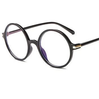 Računalnik Očala Modre Svetlobe Anti Leče Pregleden Krog Optičnih Slik UV Blokiranje Gaming Filter Jasno Eye Glasses Okvir