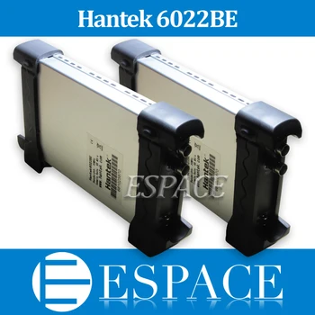 5pcs/Veliko Hantek 6022BE na PC osnovi USB Digitalno Shranjevanje Oscilloscope 2 Kanali 20mhz 48msa/s Z Originalno Škatlo Brezplačno DHL