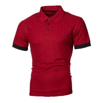 Poletje 2021 Novi Moški Golf Majica Priložnostne Moda Čiste Bombažne Majice Z Reverji Klasičnih Poslovnih Čiste Barve, Kratek Rokav Vrhovi