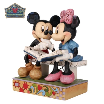 Disney Predstavitev Zbirka Miki Miška Minnie Mouse Akcijska Figura, S Knjigo