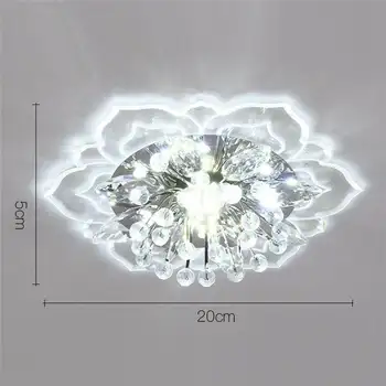 20 cm Crystal LED Stropne Luči Sodobnih Vgrajenih ali Površinski Nordijska Svetilke Stropne Doma Koridor Dekoracijo, Stojala Svetlobne