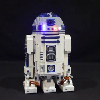 Led Svetloba Nastavite Združljiv Za lego 10225 star wars R2-D2 Robot 05043 Stavbe, Bloki, Opeke, Igrače, Darila (samo svetloba+polje Baterije)