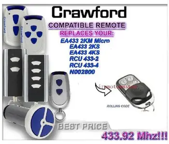 Crawford EA433 2KM MIKRO,EA433 2KS RCU 433-2 N002800 daljinski upravljalnik zamenjava rolling code lepa