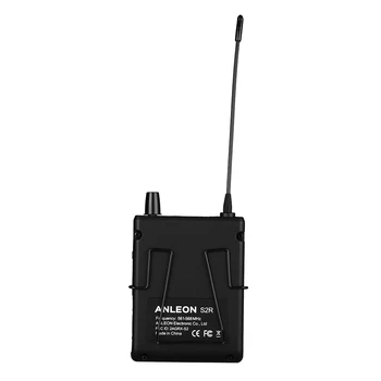 Original Za ANLEON S2 UHF Stereo Brezžični Monitor Sistem 670-680MHZ 100-240V Strokovno Digitalni Stopnji in-Ear Monitor Sistem
