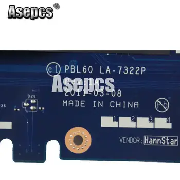 Asepcs X53U PBL60 LA-7322P REV:1A Prenosni računalnik z matično ploščo Za Asus X53B K53B X53 K53 Test original mainboard