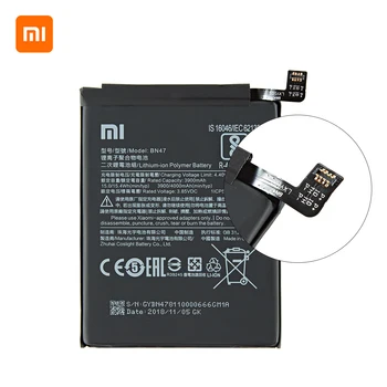 Xiao mi Originalni BN47 4000 mah Baterija Za Xiaomi Mi A2 Lite/Xiaomi Redmi 6 Pro BN47 Telefon Zamenjava Baterije +Orodja