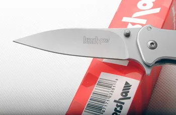 Kershaw Majhen Zložljiv Nož Bela Visoki Kakovosti EOS Žepni Nož 8cr17 Fiksno Rezilo Gospodinjski Darilo Peeling Multi-Funkcijo Orodje