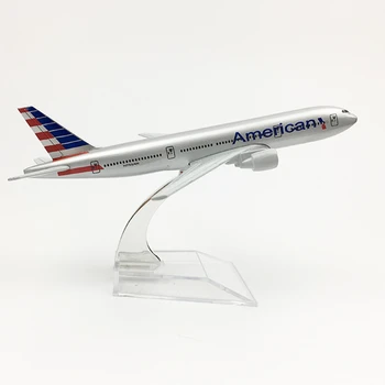 16 1:400 Lestvica Letalskih American Airlines Zlitine Kovin Boeing Letala B777 Diecast Model Airways Letalo Modela Letala Zbirateljske