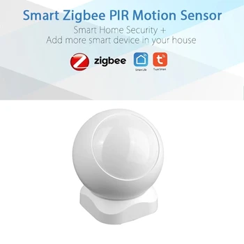 Tuya Pogon ZigBee PIR Senzor Gibanja Brezžični Pasivni Infrardeči Detektor Varnosti Protivlomni Alarm Senzor Tuya/SmartLife APP Contro