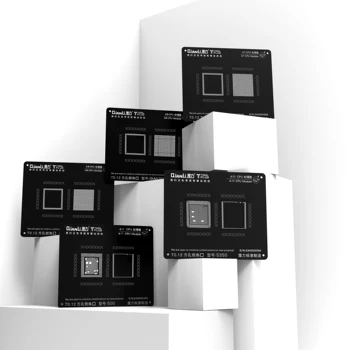 QIANLI Kvadratno Luknjo Tin Sajenjem Črnega Jekla Očesa 2D Položaja Apple A7 A8 A9 A10 A11 A12 A13 Tin Sajenje Odbor CPU T0.12