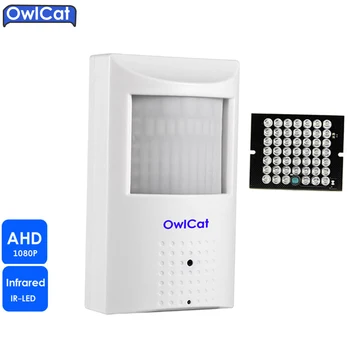 OwlCat Full HD 1080P 2,8 mm/3.6 mm Objektivom PIR Tip Zaprtih AHD-H CCTV IR Noč, Video Nadzor, Varnost Fotoaparat 2.0 mp Fotoaparat AHD