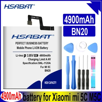 HSABAT 4900mAh BN20 Baterija za Xiaomi mi 5C M5C mi5C
