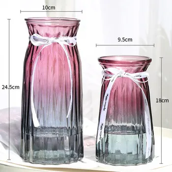 Evropa Steklene Vaze Doma Deco Soba Cvetna Košarica Dekoracijo Za Dom Pregledne Ustvarjalne Preprost Vaze Za Dom Dekor