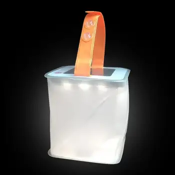 Napihljivi Sončne USB Lahka, Zložljiva Nepremočljiva Padec Odpornosti Polnjenje Lučka Luč za Reševanje na Prostem Kampiranje