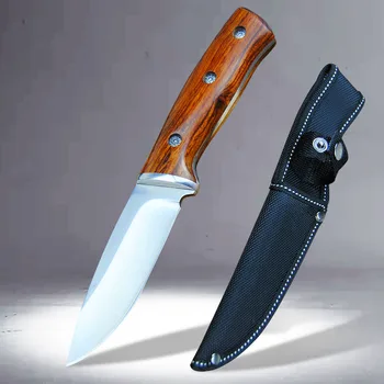 Visoka Kakovost lovski noži za les, ročaj kampiranje preživetje taktično omejeno nož north american lovski nož Naravnost
