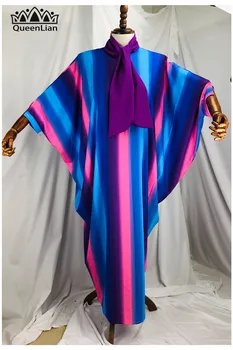 Nova Moda Oversize Afriške šifon Svoboden Dolgo Dashiki Tradicionalnih Stranka Obleko Za Lady （CPXF02））