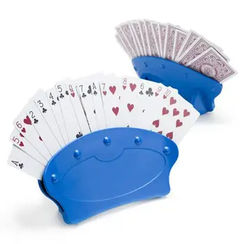 2Pcs Poker Sedež igralnih kart Stojalo Imetniki Leni Poker Osnovno Igro Organizira Roke za Enostavno Igranje Pokra Nosilec KARTICE Artefakt