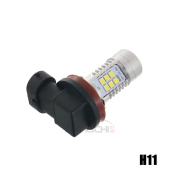 2 pièces H8 H11 ampul LED HB4 9006 HB3 9005 H10 H16 5202 LED Ampul Antibrouillard Auto Voiture Conduite Lampe Blanc