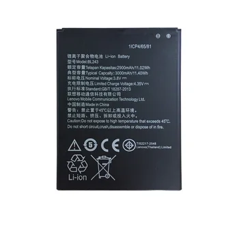 Original Antirr Backup 2900mAh BL243 Mobilni Telefon Baterija za lenovo K3 Opomba K50-T5 A7000 A5500 A5600 A7600 Baterije