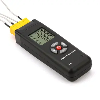 Digitalni Termometer Termočlen Kontaktni Merilnik Vlage Tester Prenosni Ročni Termometer 4 Kanali K Vrsto TL-TK04
