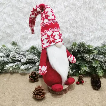 Božič Ročno švedski Santa Plišastih Gnome Lutka Igrače Božič Darilo Stranka Okraski K1MF