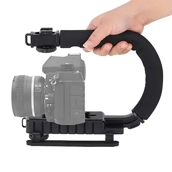 Primerna za Canon, Nikon, Sony digitalni SLR fotoaparat 3 nosilec U / C nosilec za podporo ročni video dejanje stabilizator ročaj Fotoaparata
