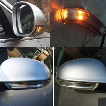 Za VW Golf 5 Plus 2004 2005 2006 2007 2008 2009 2010 2011 2012 2013 Avto-Styling Strani Ogledalo smerokaze LED Luči