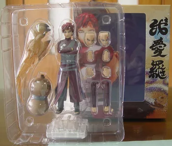 15 cm Naruto Gaara pesek Skupno premično slika PVC Lutka anime igrače zbiranje Risanka za prijateljico, darilo