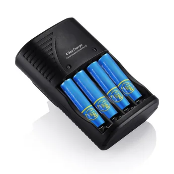 4 predel 9V AA AAA Smart Polnilec za baterije za polnjenje Ni-MH baterije za polnjenje Ni-Cd Polnilna Baterija Univerzalne Baterije, Polnilnike