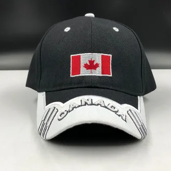2020 Novo Kanada Skp 3d Vezenje Kanada Maple Leaf Baseball Caps Bombaž Nastavljiv vrnitev žoge Klobuk Modne Kape Klobuki Priložnostne