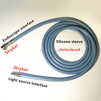 2,5 m 3m Stryker Stryker Medicinske Operacijo Endoscop Vlakna, optični Silikonski Kabel Svetloba Svetilke Vir Vodnik 4 mm*3000mm