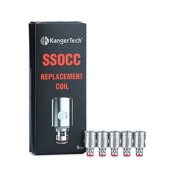 10pcs Original Kanger SSOCC tuljavo za Kanger Subox Mini-C Komplet za Zamenjavo Tuljave 0.15 ohm Ni200/0.5 ohm/0.2 ohm/SS 0.5 ohm za E-cig