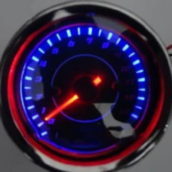 Motorno kolo Elektronski merilnik vrtljajev z LED Elektronski Watch Motocikel Spremenjen Elektronski merilnik Hitrosti Induktivnost Tahometer