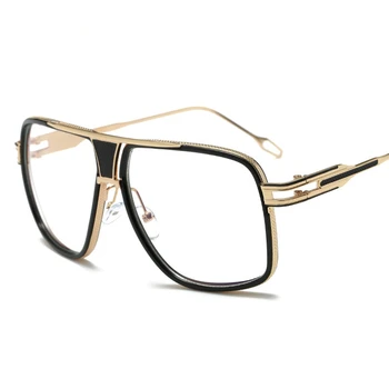 2021 Luksuzni sončna Očala Za Moške, Ženske blagovne Znamke, Veliki Kovinski Okvir Očal Ženske UV400 Črno Modra Sunglass Moški Ženska Očala