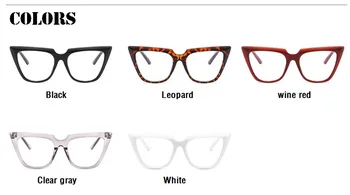 Anti-modra Svetloba Očala Okvirji Mačka Oči Ženske Luxury Black Optični Prevelikih Očal Okvir Klasična Očala Gafas Ženske Očala