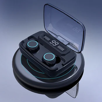Brezžične Slušalke Bluetooth V5.0 TWS Brezžični Bluetooth, LED Zaslon Z 3300mAh Moči Banke Slušalke Z Mikrofonom