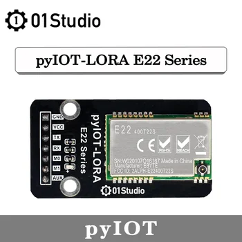 01Studio pyIOT - LORA Modul za Brezžično E22 433M SX1268 Modul UART MircoPython Načrtovanje Razvoja Odbor