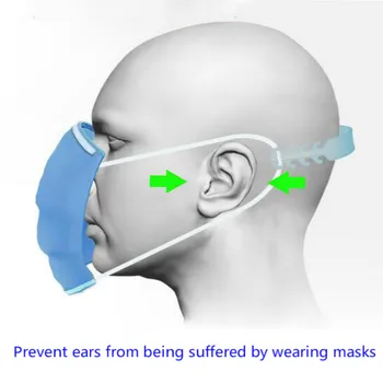 5Pcs Anti-strangle Artefakt, Anti-uho Posnetek Masko Partner Kavljem Odraslih Otrok Masko Prilagoditev Orodje za Nego ušes Zmanjšanje bolečine