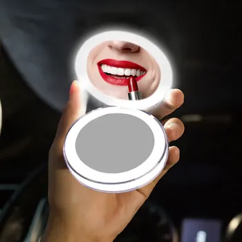 Led Ličila Ogledalo Zaslon Na Dotik Nečimrnosti Luči 180 Stopinj Rotacije Tabela Točilne Kozmetika Kopalnica Ogledalo